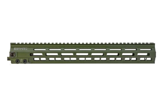 Geissele Super Modular Rail MK8 15" free float MLOK rail for the AR-15 with ODG finish